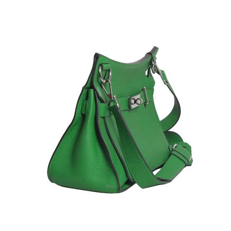 bolsa hermes verde|hermès pre owned.